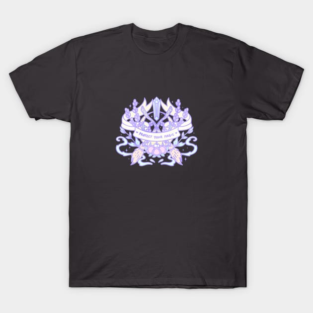 Protect Your Magic - Soft Witch Series T-Shirt by Cosmic Queers